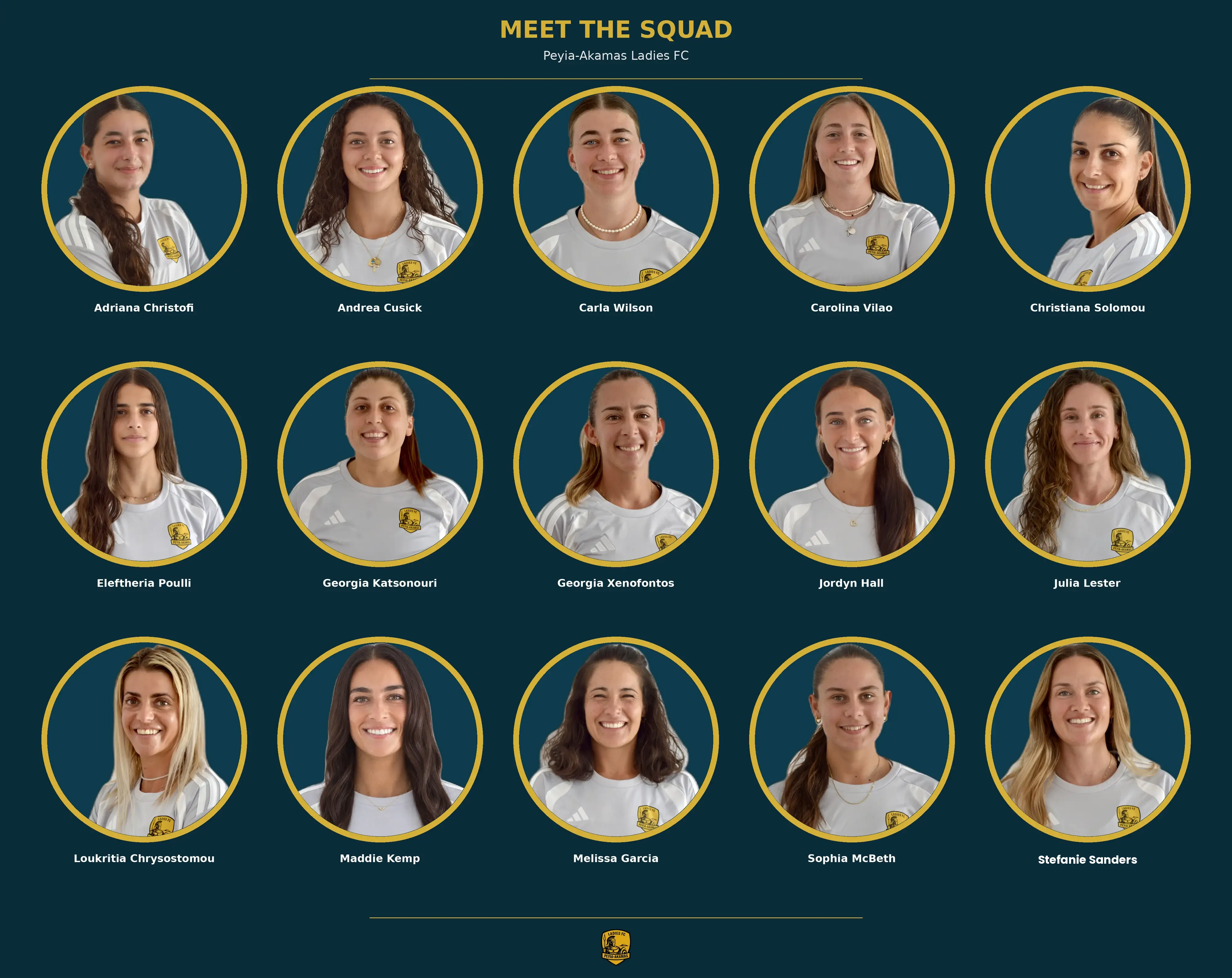 Peyia-Akamas Ladies FC squad